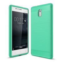 Ốp lưng Nokia 3 chống sốc dẻo màu xanh lá