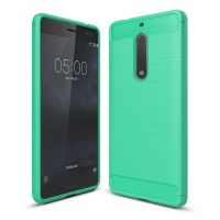 Ốp lưng Nokia 5 chống sốc dẻo màu xanh lá