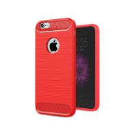 Ốp lưng Iphone 6/6S Plus chống sốc dẻo màu đỏ