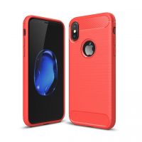 Ốp lưng Iphone X/XS chống sốc dẻo màu đỏ