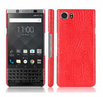 Ốp lưng Blackberry Keyone vân cá sấu màu đỏ