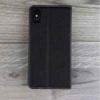 bao da ionecase iphone xr da bò màu đen  