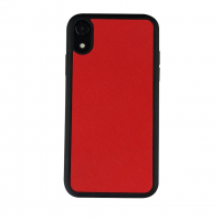 Ốp lưng ionecase Iphone XS Max da bò safiano chống sốc màu đỏ