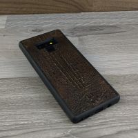 Ốp Lưng Samsung Galaxy Note 9 Da Cá Sấu Có Gù Màu Nâu đất