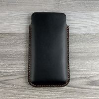 Bao da rút iphone 12 Pro max classic da bò nappa màu đen